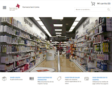 Tablet Screenshot of farmaciasantcarles.com